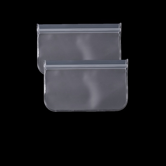 Picture of Translucent - EVA Reusable Translucent Food Storage Sealing Bag 22x13.5cm, 1 Piece