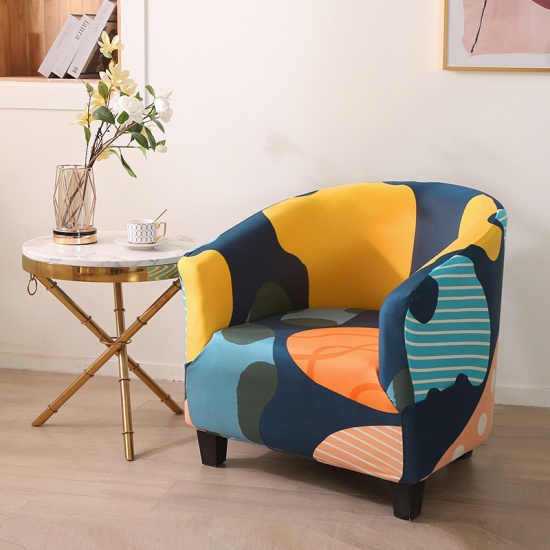 Picture of Multicolor - Printed Elastic Single Sofa Cover Home Textile, 1 PCs