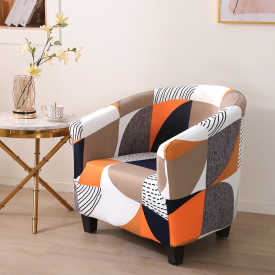 Immagine di Multicolor - Printed Elastic Single Sofa Cover Home Textile, 1 PCs