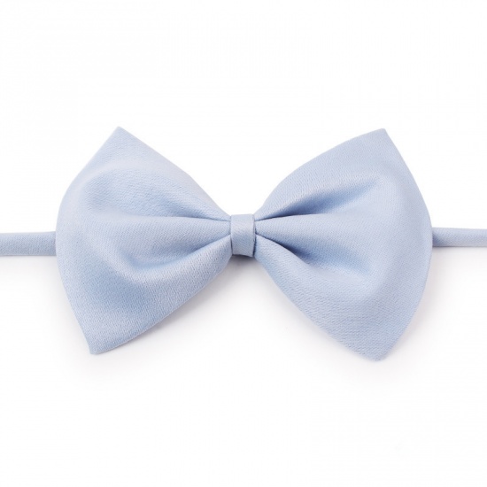 Изображение White - Bow Tie Pet Clothing Accessories 10x7cm, 1 Piece