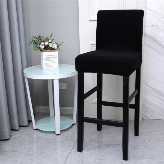 Immagine di Black - 11# Dust-proof Brushed Printed Elastic Chair Cover For Four Seasons, 1 Piece