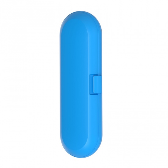 Image de Bleu - Boîte de rangement de voyage pour brosse à dents électrique givrée PP pour Xiaomi 21.5x8.0x4.5cm, 1 pièce