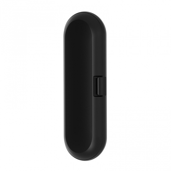 Image de Noir - Boîte de rangement de voyage pour brosse à dents électrique givrée en PP pour Xiaomi 21.5x8.0x4.5cm, 1 pièce