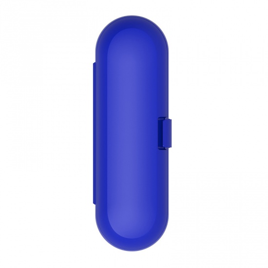 Image de Bleu - Boîte de rangement de voyage pour brosse à dents électrique givrée PP pour Xiaomi 21.5x8.0x4.5cm, 1 pièce
