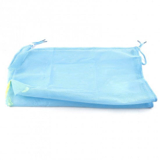 Bild von Blau - Einstellbare Katzenpflegetasche gegen Biss und Kratzer zum Baden, Nagelschneiden, Ohren sauber, Haustier ruhig halten 34x50 cm, 1 Stück