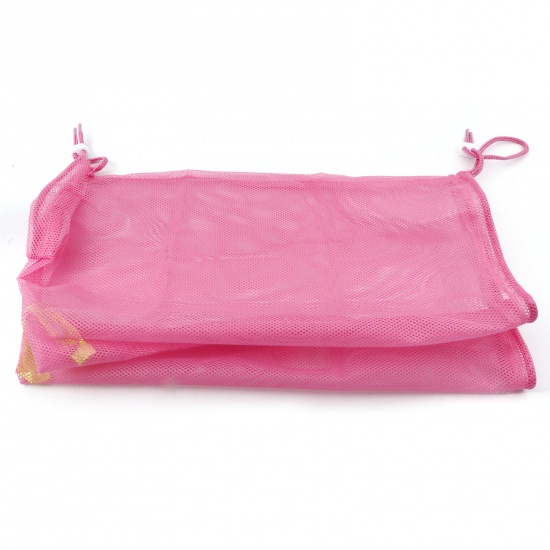Immagine di Pink - Adjustable Anti-Bite And Anti-Scratch Restraint Cat Grooming Bag For Bathing, Nail Trimming, Ears Clean, Keep Pet Calm 34x50cm, 1 Piece