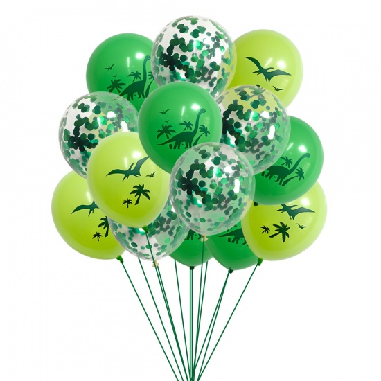 Picture of Green - Latex Dinosaur Balloon Party Decorations 40cm, 1 Set