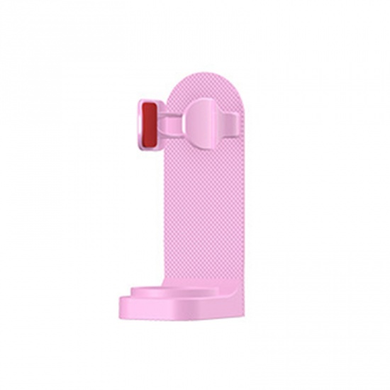 Изображение Pink - Upgrade H01 ABS Wall-Mounted Electric Toothbrush Storage Rack Bathroom Supplies 10.3x4.6x3.8cm, 1 Piece