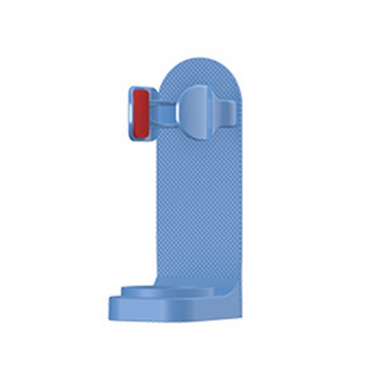Изображение Blue - Upgrade H02 ABS Wall-Mounted Electric Toothbrush Storage Rack Bathroom Supplies 10.3x5.3x4.3cm, 1 Piece