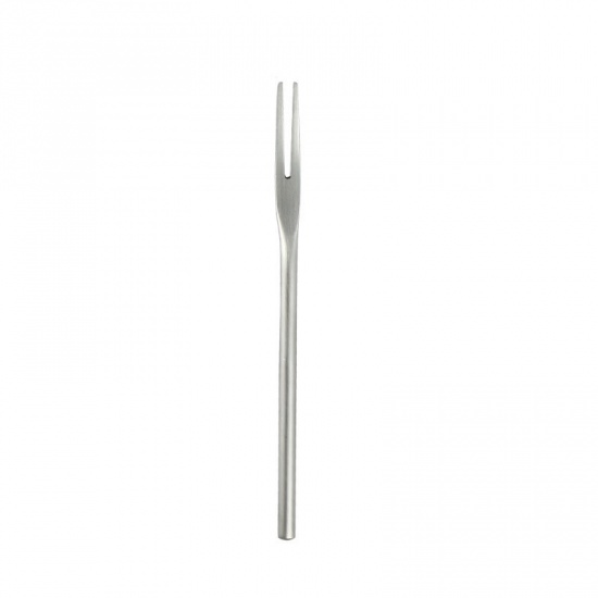 Picture of Silver - 304 Stainless Steel Sanding Short Fruit Fork 13x0.7cm, 1 Piece