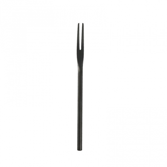 Picture of Black - 304 Stainless Steel Sanding Short Fruit Fork 13x0.7cm, 1 Piece