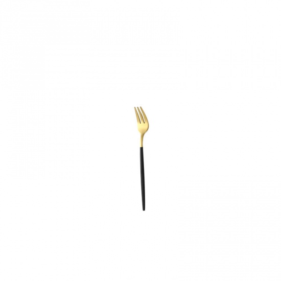 Immagine di Black - 410 Stainless Steel Fruit Fork Flatware Cutlery Tableware 13.5x1.8cm, 1 Piece