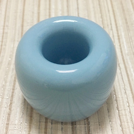 Immagine di Blue - Multifunction Ceramic Toothbrush Holder Storage Rack Bathroom Accessories 4x3cm, 1 Piece