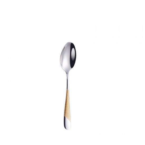 Immagine di Golden - 304 Stainless Steel Flatware Cutlery Tableware Tea Spoon 14.7cm long, 1 Piece