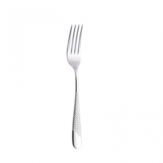 Immagine di Silver Tone - 304 Stainless Steel Flatware Cutlery Tableware Fork 20.5cm long, 1 Piece