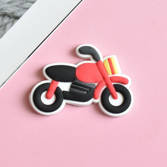 Immagine di Multicolor - 9# Cute Cartoon Transport Soft PVC Fridge Magnet 5cm - 4.5cm, 1 Piece