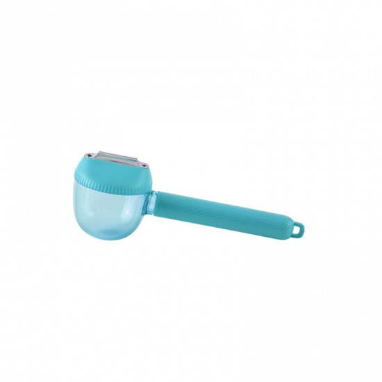 Picture of Blue - PP Fruit Skin-Peeler Kitchen Tools With Peel Storage Box 21x7.8x14cm, 1 Piece