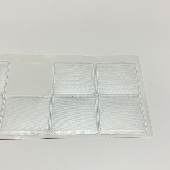 Immagine di PVC Self Seal Self Adhesive Bags Transparent Clear Rectangle 40mm x 36mm, 100 PCs