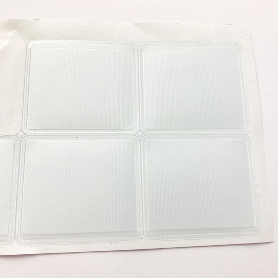 Image de Sachets Autocollantes Auto-Scellants en PVC Rectangle Transparent 40mm x 36mm, 100 Pcs