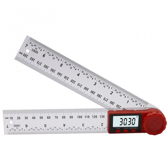 Immagine di 0-200mm Digital Meter Angle Inclinometer Angle Digital Ruler Electron Goniometer Protractor Angle finder Measuring Tool, 1 Piece