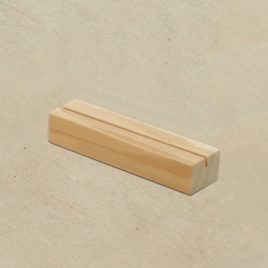 Picture of Wood Jewelry Displays Square Natural 10cm x 3cm , 1 Piece