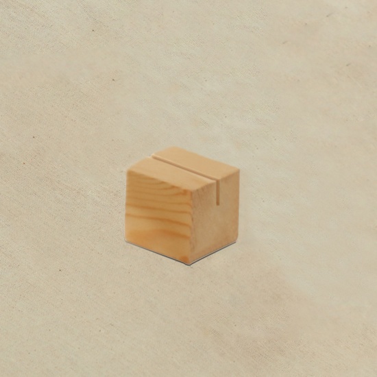 Picture of Wood Jewelry Displays Natural 3cm x 3cm , 1 Piece