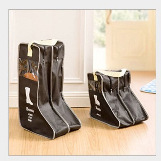 Picture of Beige - 45x30x23cm Dust-proof  Nonwoven Storage Bag With Handle Strap For Long Boots, 1 Piece