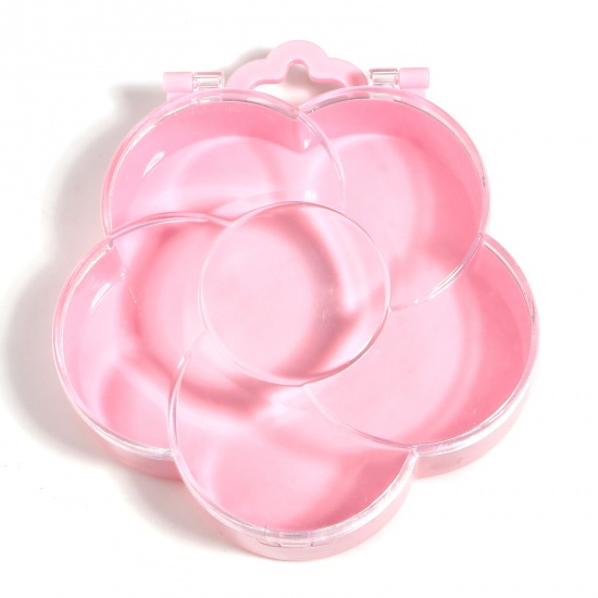 Immagine di Plastica Contenitori Mulino a Vento Rosa 12.2cm x 10.8cm, 1 Pz
