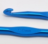 Imagen de Aluminio Agujas de ganchillo de Azul 9.0mm 15cm, 1 Unidad