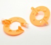 Image de 4 Tailles Outil Machine à Fabriquer des Pompons en Plastique Couleur au Hasard 5.1cm x3.5cm - 9.9cm x9cm, 1 Boîte(8 PCs)