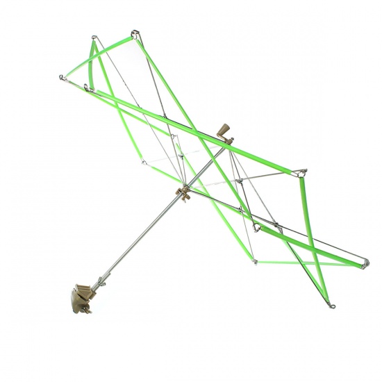 Picture of Plastic Umbrella Swift Yarn/Fiber/String/Wool Winder Holder Green 65x48cm,1 Piece