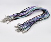 Picture of Faux Leather Braided Cord Necklace At Random Mixed 43.2cm(17") long, 20 PCs