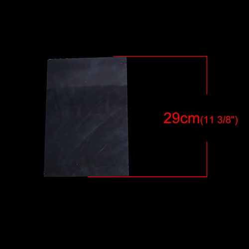 Immagine di Plastica Shrink Plastica Rettangolo Trasparente 29cm x 20cm, 3 Fogli