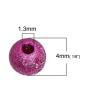 Picture of Acrylic Bubblegum Beads Round At Random Mixed Sparkledust About 4mm Dia, Hole: Approx 1.3mm, 1000 PCs