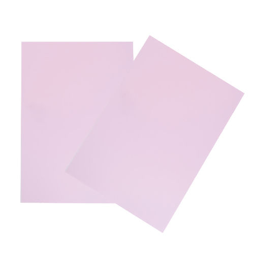 Picture of Plastic Shrink Plastic Rectangle Light Pink Unprintable 29cm(11 3/8") x 20cm(7 7/8"), 1 Sheet