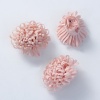 Picture of Fabric Flower For DIY Jewelry Craft Pink 26mm(1") x 26mm(1"), 5 PCs