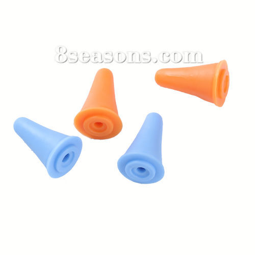 Picture of Silicone Point Protectors Cone At Random Mixed 19mm( 6/8") x 12mm( 4/8"), 10 PCs