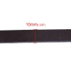牛革レザー ジュエリー ワイヤー 糸 黒 10mm直径、 1 メートル の画像