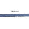 デニム ジュエリー ロープ 青 5mm直径、 5 メートル の画像