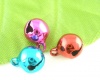 Picture of 120 PCs Brass Charms At Random Mixed Color Christmas Jingle Bell 8mm x 8mm