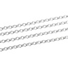 Picture of Alloy Rolo Chain Findings Silver Plated 3.8mm( 1/8") Dia, 4 M