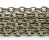 Imagen de Link Cable Cadena Aleación Tono Bronce 5x3.5mm 5M