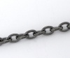 Picture of Alloy Link Cable Chain Findings Gunmetal 2x3mm(1/8"x1/8"), 10 M