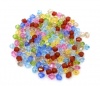 Picture of Acrylic Spacer Beads Bicone At Random Mixed Imitation Crystal About 5mm x 5mm, Hole: Approx 1.3mm, 1000 PCs