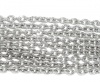 Picture of Alloy Link Cable Chain Findings Silver Tone 3.5x2.5mm(1/8"x1/8"), 10 M