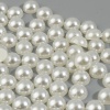 Imagen de Dome Seals Cabochon Acrílico de Ronda , Marfil Imitación de perla 6mm 1000 Unidades