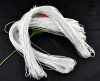 Bild von 80m Länge Weiß Großhandel Wax Wachs String/Schnur/Garn f.Halskette 1mm D..Verkauft eine Packung mit 1