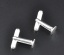 Immagine di Ottone Camicia Basi Tondo Argento Placcato Colore Placcato Addetti 8mm 25mm x 8mm, 10 Pz