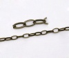 Bild von Eisen(Legierung) Gliederkette Kette Antik Bronze 8x4.5mm , 10 Meter
