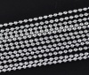 Picture of Alloy Ball Chain Findings Silver Plated 2.4mm( 1/8") Dia, 10 M